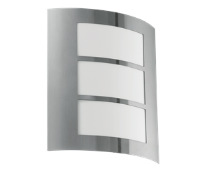 Lamper - EGLO CITY outdoor wall lamp stainless steel - 88139