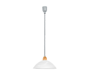 Lamper - EGLO LORD 2 pendant white/wood - 87009