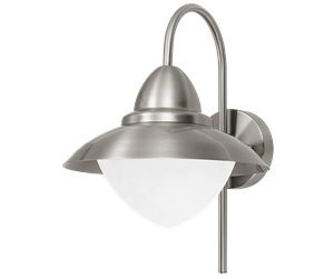 Lamper - EGLO SIDNEY outdoor wall lamp stainless steel - 83966