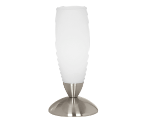 Lamper - EGLO SLIM table lamp brushed steel/white - 82305