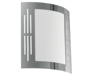 Lamper - EGLO CITY outdoor wall lamp stainless steel - 82309