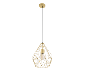 Lamper - EGLO CARLTON pendant gold - 49933