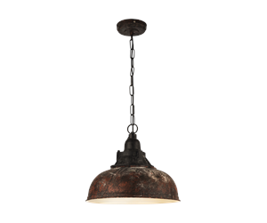 Lamper - EGLO GRANTHAM 1 pendant light antique brown/beige - 49819