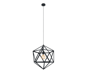 Lamper - EGLO EMBLETON pendant light black - 49762