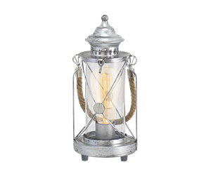 Lamper - EGLO BRADFORD table lamp antique silver - 49284