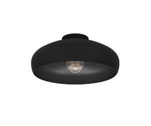 Lamper - EGLO MOGANO ceiling lamp Ø400 mm black - 43637