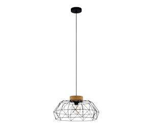 Lamper - EGLO PADSTOW pendant black - 44089