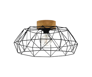 Lamper - EGLO PADSTOW ceiling lamp black - 44088