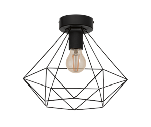 Lamper - EGLO TARBES ceiling lamp black - 43004