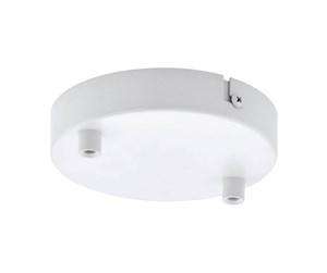 Tilbehør (fester, stikkontakter osv.) - EGLO LUMINAIRE LIKE YOU canopy with 2 outlets, white - 33876