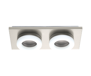 Lamper - EGLO PALENA wall/ceiling lamp 2L 3000K satin nickel - 32567