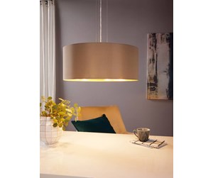 Lamper - EGLO MASERLO pendant light taupe gold - 31607