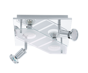 Lamper - EGLO CABO 1 ceiling lamp 4L chrome - 31134