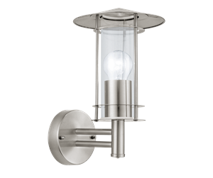 Lamper - EGLO LISIO outdoor wall lamp stainless steel - 30184