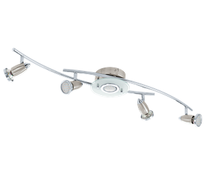 Lamper - EGLO VALLIDA ceiling lamp stainless steel - 13612