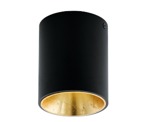 Lamper - EGLO POLASSO ceiling light  black gold - 94502