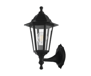 Lamper - EGLO DUANERA outdoor wall lamp black - 33776