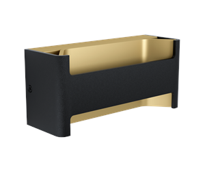 Lamper - EGLO FELONICHE wall lamp black/gold - 98545