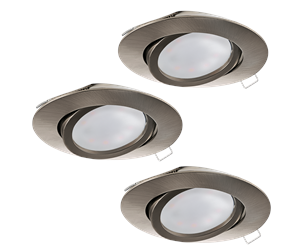 Lamper - EGLO TEDO recessed light  satin nickel - 31689