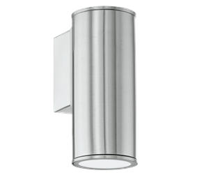 Lamper - EGLO RIGA outdoor wall lamp stainless steel - 94106