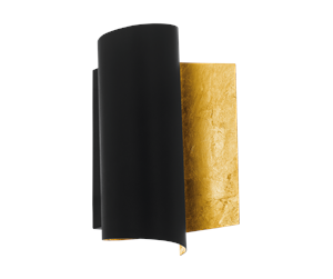 Lamper - EGLO FALICETTO wall light  black gold - 98759