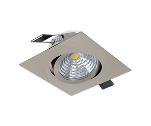 Lamper - EGLO SALICETO recessed spotlight LED 6W brushed steel - 98304