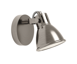 Lamper - EGLO SERAS spot antique nickel/cream - 96552