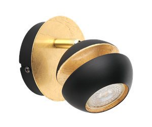 Lamper - EGLO NOCITO wall lamp black/gold - 95482