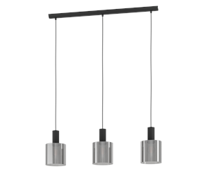 Lamper - EGLO GOROSIBA long table pendant black-transparent - 98753