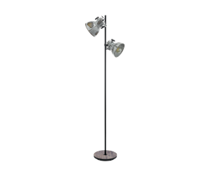 Lamper - EGLO BARNSTAPLE floor lamp brown patina/black - 49722