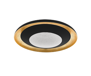 Lamper - EGLO CANICOSA 2 wall/ceiling light  black gold - 98527