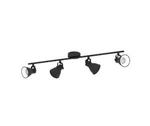 Lamper - EGLO SERAS 2 spot  black - 98408