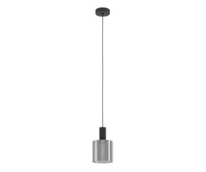 Lamper - EGLO GOROSIBA pendant black/transparent - 98752