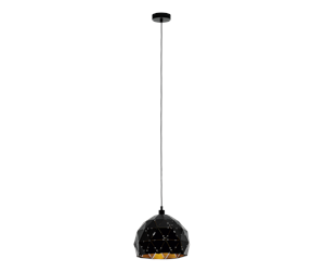 Lamper - EGLO ROCCAFORTE pendant light  black gold - 97845