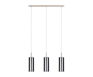 Lamper - EGLO SELVINO long table pendant black-transparent - 98695