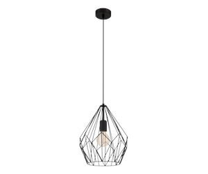 Lamper - EGLO CARLTON pendant black - 49257