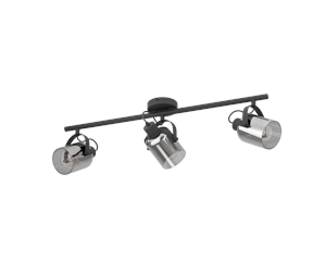 Lamper - EGLO BERREGAS 3-spot rail black - 99054