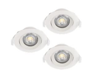 Lamper - EGLO SARTIANO recessed spotlights LED 3x5W white 3-pack - 32896