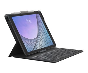 Tastatur - ZAGG Messenger Folio 2 - Tastatur & Foliosett - Engelsk - Storbritannia - Svart - 103007169