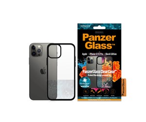 Mobil - Deksel og etui - PanzerGlass ClearCase Apple iPhone 12 | 12 Pro | Black - PANZER0252