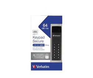 Minnepenn - Verbatim Keypad Secure - 64GB - Minnepenn - 49431