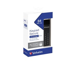 Minnepenn - Verbatim Keypad Secure - 64GB - Minnepenn - 49428