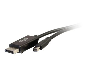 Kabler og ledninger - C2G 3m Mini DisplayPort to DisplayPort Adapter Cable 4K UHD - Black - DisplayPort cable - 3 m - 84302