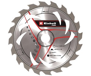 Sirkelsag - Einhell Sirkelsagblad, TCT, medium tynn, Ø165/Ø20 mm, 20 tenner - 49584759