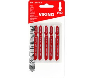 Verktøy - Viking Jigsaw Blades 2118A card of 5 blades - 5701604211810