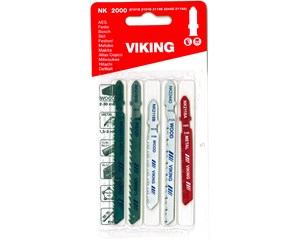 Verktøy - Viking Jigsaw blades 2000 set of 5 different blades - 5701604200005