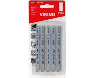 Verktøy - Viking Jigsaw Blades 1144D card of 5 blades - 5701604114449