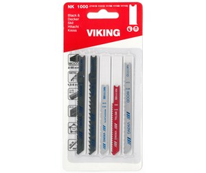 Verktøy - Viking Jigsaw blades 1000 set of 5 different blades - 5701604010000