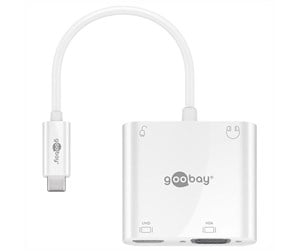 Dokkingstasjon - Goobay USB-C™ multiport adapter HDMI™ + VGA + PD 100 W 1 - 4040849524189