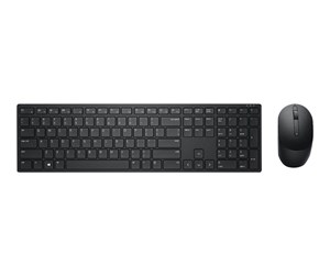 Tastatur - Dell Pro - Keyboard and mouse set - Black - Tastatur & Mussett - Universal - Svart - KM5221WBKB-INT